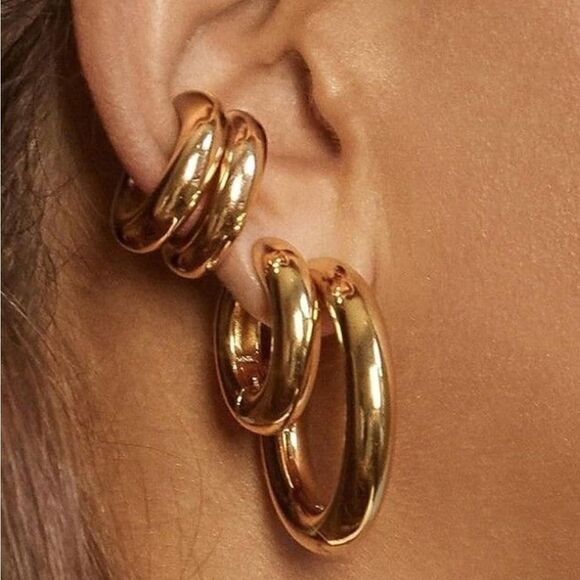 Anthropologie Jewelry - Bohemian viral cuff earrings N30